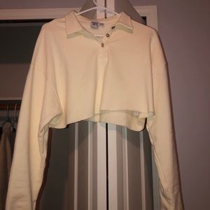 Cream Cropped Sweater